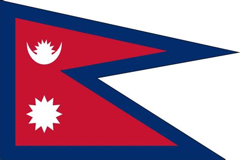 nepal flag colour